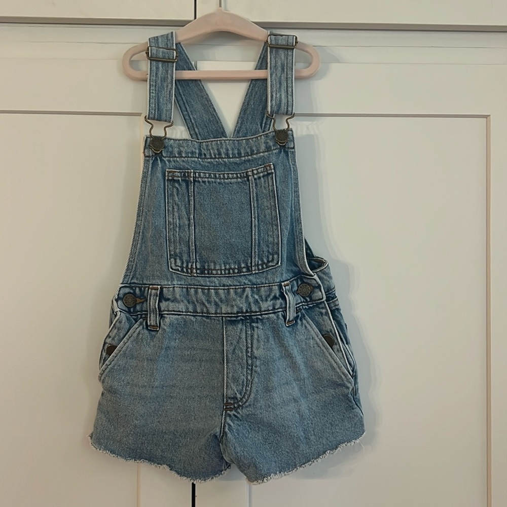 Crewcuts Blue Denim Overalls for Kids